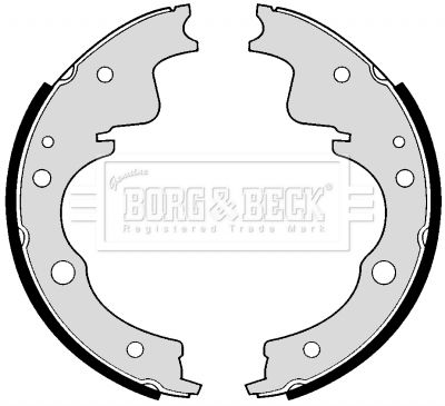 BORG & BECK Комплект тормозных колодок BBS6175